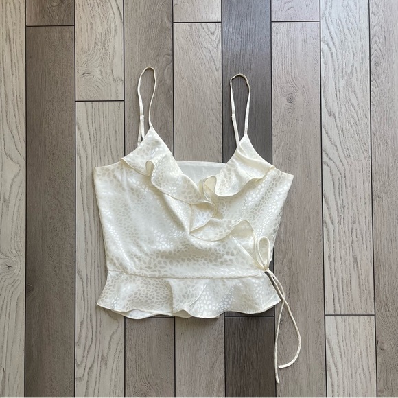 Rebecca Minkoff Tops - Rebecca Minkoff Cream Ruffled Camisole